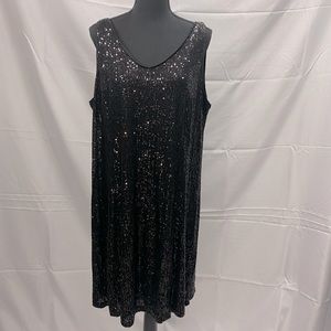 NWT 1.State Sequin Slip Dress. Size 16W.